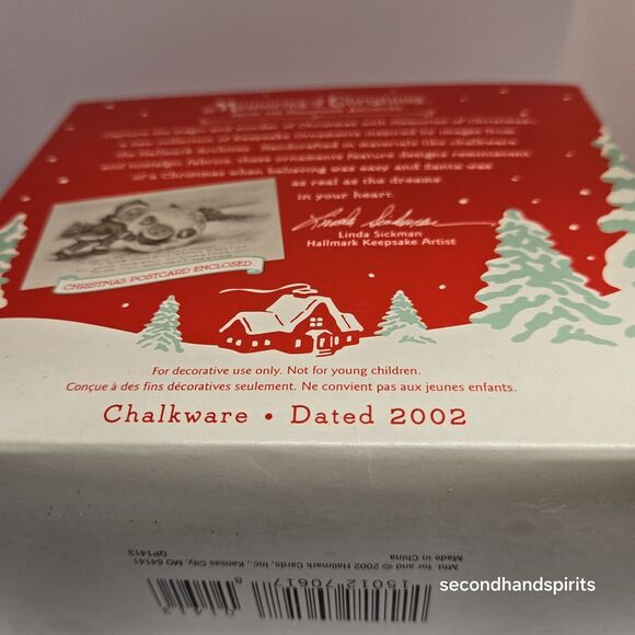 2002 Hallmark Keepsake Memories of Christmas Joy Ornament W/postcard - Picture 3 of 4